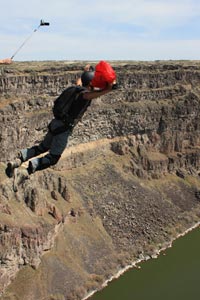 Perrine Bridge BASE Jump 2010