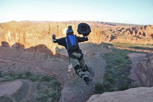 BASE Jumping at Tombstone - Michael 